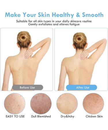 URAQT Exfoliating Gloves 6 Pcs Body Scrub Glove Bath SPA Exfoliating Mitts Exfoliating Gloves for Shower Spa Massage Dead Skin Remover Gloves Deep Body Scrubber for Women and Men (3 Pairs) - Buy Online on GoSupps.com