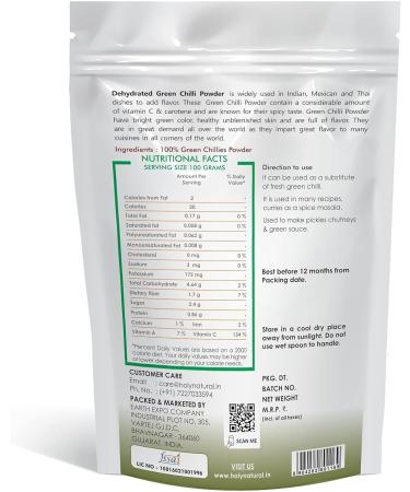 YANG Green Chili Powder - 400g - Buy Online on GoSupps.com