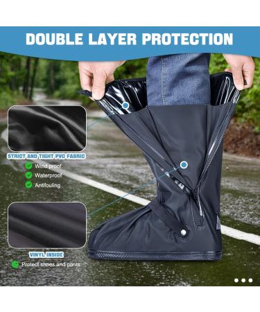 Waterproof Multi-Way Shoe Covering for Men | Slip-Resistant Overshoes for Rain Snow & Sludge - Size 43-45 - Buy Online on GoSupps.com