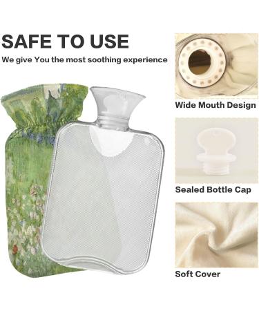 Van Gogh Daubigny's Garden Hot Water Bottle - Soft & Warm Cozy Comfort for Bed Hand Neck & Shoulders | Perfect Winter Essential - 1L - Buy Online on GoSupps.com