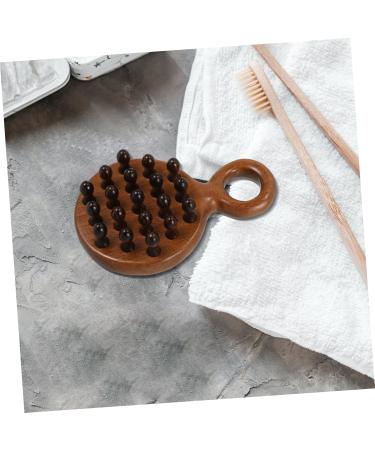 Healeeved 4-Part Wooden Ridge Comb Set for Curly Hair - Antistatic Head Massaging Design 12x8.3cm | Ideal for Reducing Hair Pimples & Curing Curly Hair Issues - Buy Online on GoSupps.com