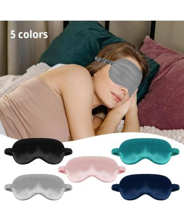 Silk Sleep Mask for Travel - Elastic Eye Mask for Women & Men - Breathable Pink Eye Mask - Buy Online on GoSupps.com