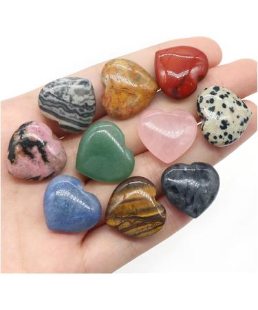 Natural Crystal Rough Natural Crystal Rough 2PCS Natural Rose Quartz Crystal Love Heart Home Decoration ChakraReiki Gemstone Agate Specimen Pecimen Gift Exorcise Evil Spirits Money Drawing (Color : L 20X20X8mm Zebra Stone - Buy Online on GoSupps.com