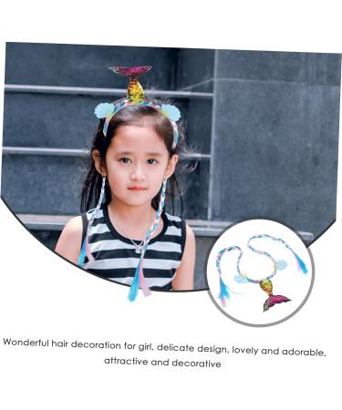 Wigs Girls Hair Accessories Headbands for Girls Hair Accessories for Women Hair Accessories for Girl Women Hair Accessories Cute Headband Plastic Mermaid Performance Props Miss - Buy Online on GoSupps.com