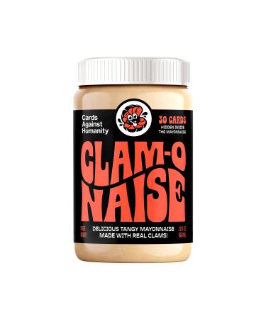 Cards Against Humanity Clam-O-Naise  A Pack About Clams Hidden Inside a jar of Tangy Clam-Flavored Mayonnaise