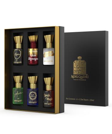 Luxury Alcohol Free Long Lasting Roll-On Attar Perfume Gift Set For Unisex (5.5 Ml Each)