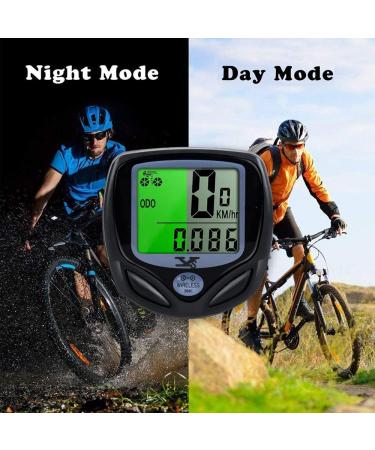 YS Bicycle Speedometer and Odometer - Wireless Waterproof Bike Computer with LCD Display - Buy Online on GoSupps.com