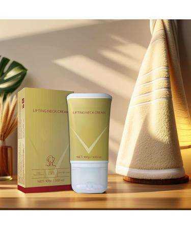  G n rique Roll-On Neck Cream Gentle Firming Hydrating Formula Anti-Aging Moisturizer Color Gold Easy-Apply Roller Design Skin Care for Women and Men Content 100 Ml - Buy Online on GoSupps.com