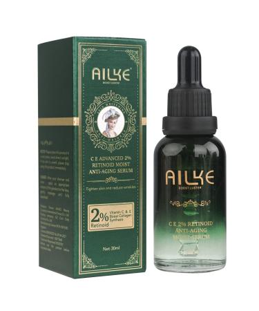Retinol whitening serum with vitamin C hyaluronic acid anti-folds remove dark stains skin renewal brightening skin care for women for face and body 30 ml