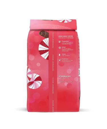 Starbucks Peppermint Mocha Ground Coffee 17 oz - Limited Edition, 100% Arabica - Buy Online on GoSupps.com
