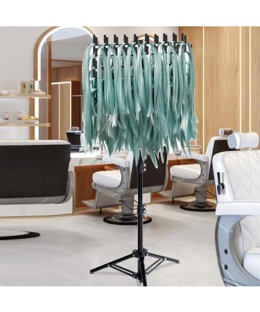 Height Adjustable Braiding Hair Rack | Height Adjustable Hair Extension Holder Hanger With 144 Pegs Hair Stand With Stylist Hair Braiding Tools Braiding Hair Supplies Included - Buy Online on GoSupps.com