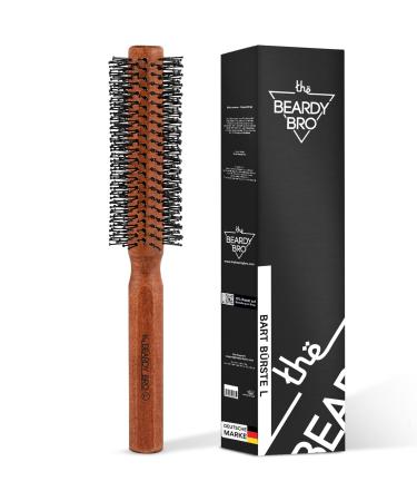 The Beary Bro I Men Men Bart -Rundbrush smooth and blow -dry I beard brush for the man with a beard F hnbrush with special knobs i hair brush for medium to long hair - large 40mm 3. Large 40mm