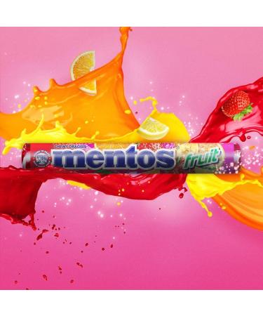 Mentos Rolls - Chewy Dragees Sweets (Fruit 10 Pack) Tasty And Twisty Treat Gift Hamper For Birthday Christmas Sold By Kidzbuzz - Buy Online on GoSupps.com