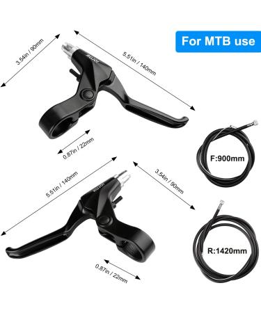 RUJOI Bike Disc Brake Kit - Aluminum Front & Rear Calipers | Full Alloy Levers | 160mm Rotor | Tool-Free Pad Adjuster for Road & Mountain Bikes - Buy Online on GoSupps.com