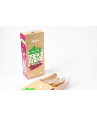 Nima Foods Spinach Breadsticks 100 g - Buy Online on GoSupps.com