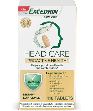 Excedrin Head Care Replenish Plus Focus & Sleep Drink Mix - 24 Packets + Magnesium Riboflavin Vitamin B6 - 110 Count - Buy Online on GoSupps.com