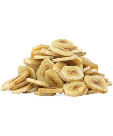 Dried Banana Chips Sweetened by Cambie | 2 lbs of Dried Bananas Fruit Cut Fresh & Dehydrated | Ethically Sourced - Real Banana Taste | Packaged Resealable Pouch, 2 lb