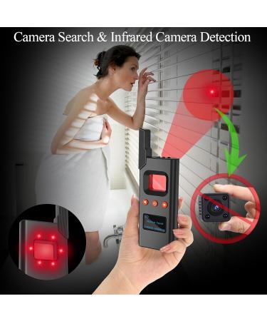 KAXYUYA - Camera Finder, Camera Detector Listening Device Scanner Comprehensive Detection for Cameras, Magnetic & Bug Devices Personal Privacy Protection Device for Car, Hotel, Meeting, Travel - Buy Online on GoSupps.com