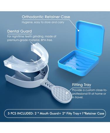 Custom Night Guards for Teeth Grinding - Anti-Clenching Mouth Guard - Sleep Smart with Our Blue Tooth Protector - Buy Online on GoSupps.com