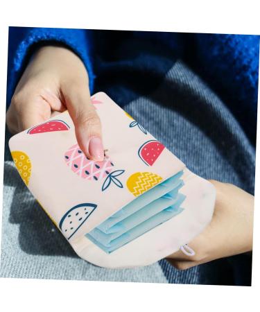 Healifty 15 Pcs Teen Napkin Storage Bag Mini Purse Organizer | Travel Zippered Wallet for Women & Men | Menstrual Pad & Period Napkins Pouch - Buy Online on GoSupps.com