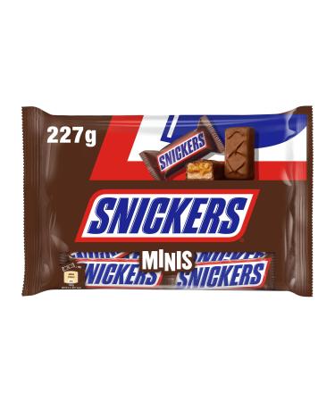 Snickers Snickers Chocolatines with delicious peanut cream sweet caramel and peanut pieces coated in milk chocolate in mini size (227g)