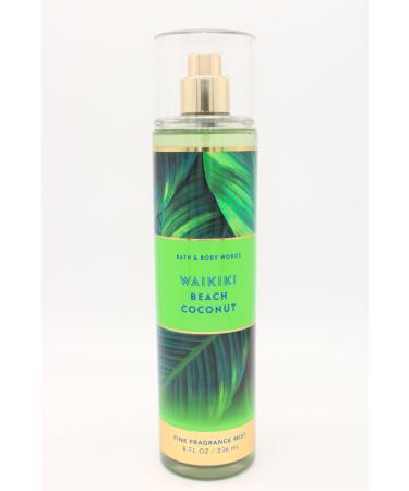 Waikiki Beach Coconut Bath and Body Fine Fragrance Mist 8 fl oz