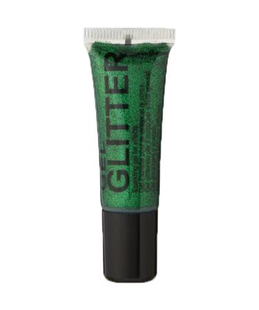 Gel Glitter Green. Sparkling Glitter for your face & body with fine nib applicator