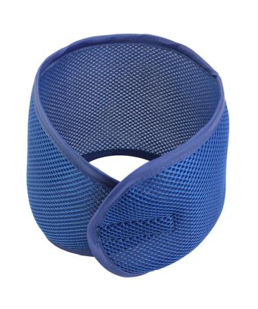 Limtula Mesh Hair Wraps for Black Women Mesh Wrap Spa Headband For Washing Face Sleeping Hair Wrap Hair Net for Women Makeup Blue