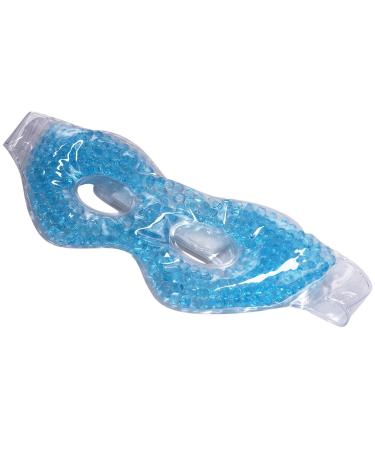 Scalewbin Hot Cold Sleeping Eye Mask Ice Cool Blue Compress Gel Eyeshade Fatigue Relief Eye Care Relaxation Remove Dark Circle Sleeping Eye Mask