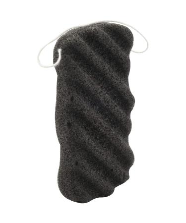 LILYRIN Konjac Sponge Set with Activated Bamboo Charcoal - Deep Cleansing Body & Facial Sponge - Buy Online on GoSupps.com
