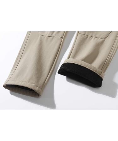 Camii Mia Big Boys Fleece-Lined Hiking Pants - Waterproof Insulated Winter Snow Ski Cargo Pants - Buy Online on GoSupps.com