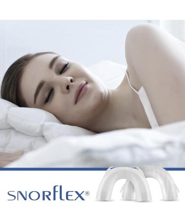 Snorflex Snoring Stopper | Premium Two-Part Anti-Snoring Splint with Elastic Straps & Quick Adjustment - International Shipping Available - Buy Online on GoSupps.com