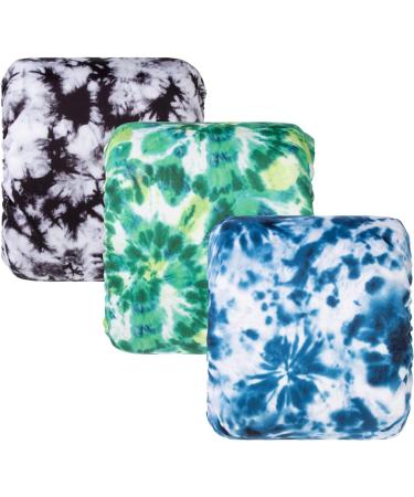 Cutebone Male Washable Dog Diapers - 3 Reusable High-Suction Abdomen Wraps with Flexible Velcro | Tie-Dye Series L (43-53.5cm) - International Shipping Available - Buy Online on GoSupps.com