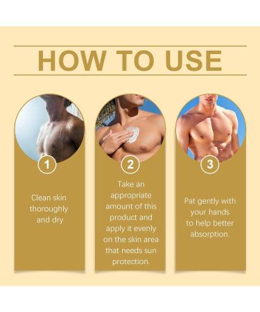 Men Sunscreen SPF 90+ Protection UVA UVB Foundation Oil Free Sunblock Cover Protect Moisturizing Sunscreen for Men - Buy Online on GoSupps.com