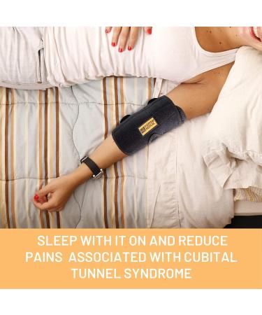 Everyday Medical Elbow Brace for Arthritis, Cubital Tunnel Syndrome - Tennis Elbow Stabilizer Support Splint | Removable Splint, Fits Both Arms | Unisex - L/XL (9 IN) - Buy Online on GoSupps.com