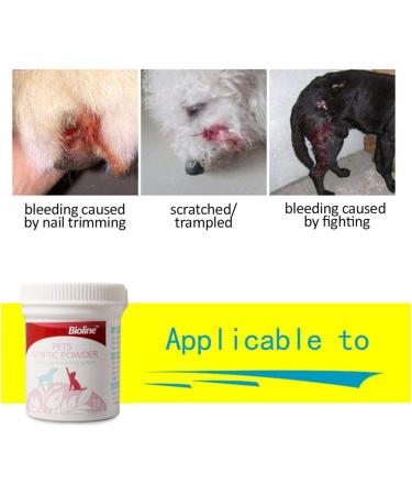 Pet Styptic Powder Anti-inflammatory and Anti Analgesic Powder for Cats and Dogs Pet Medical Supplies Styptic Powder for Traumatic Dogs(14g 1pcs) - Buy Online on GoSupps.com