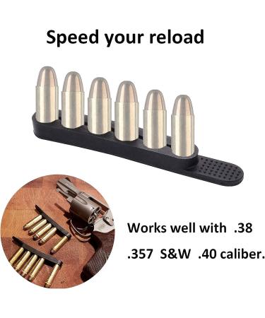 Ficero Speed Strips 38/357 Caliber Black 6 Round (4 Pack) - Quick Reload Solution - Buy Online on GoSupps.com