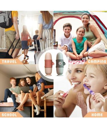 Roadloo Children's Toothbrush Travel Case Set - 3-Piece Etui for Kids - International Shipping Available - Buy Online on GoSupps.com