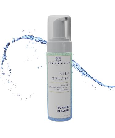 Silk Splash Foaming Cleanser - Inulin BIO Hydrolyzed Wheat Protein SurfPro Surfactin - Anti-Aging Nutrient-rich Pore Cleansing