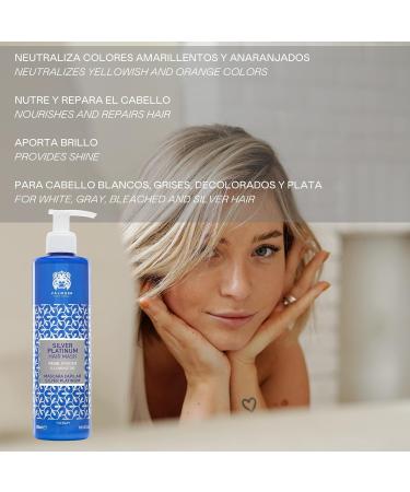 Buy VALQUER MASCARA CAPILAR SILVER PLATINUM 300 ML - Premium Hair Mask for Color Protection & Shine | International Shipping Available - Buy Online on GoSupps.com