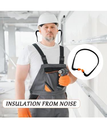 Shop 8 Pcs Banded Ear Plugs for Sleep & Noise Reduction | Lightweight Hearing Protection for Concerts Work Shooting & Construction - Black - Buy Online on GoSupps.com