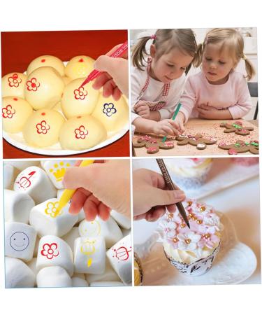 MAGICLULU Crackers 6pcs Edible Drawing Portable Cake Coloring Baking Supplies Cookie Double-Tips Pens Professional Edible Markers - Buy Online on GoSupps.com
