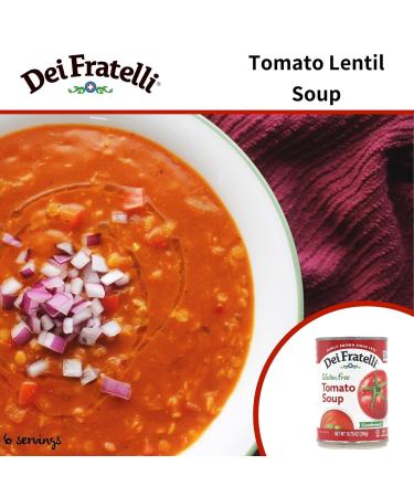 Dei Fratelli Tomato Soup - Gluten Free & All Natural - 5th Generation Recipe - 10.75 oz. cans 12 pack - Buy Online on GoSupps.com
