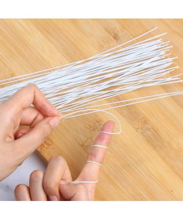 DECORA 20 Gauge White Floral Stem Wire 16 inch - 50 Pack - Buy Online on GoSupps.com