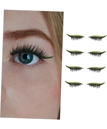 Angoily 12 Pairs False Eyelash Stickers Fake Lashes Glitter Eyelashes Eyeliner Stickers for Eyes Girl Cosmetics False Lashes Exfoliating Body Scrub Plastic Eye Makeup Stickers Double Sided - Buy Online on GoSupps.com