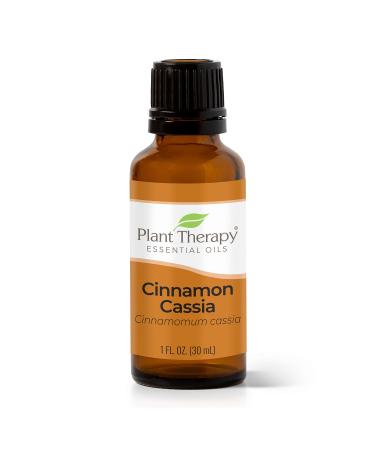 Plant Therapy Cinnamon Cassia Essential Oil 30 mL (1 oz) 100% Pure Undiluted Therapeutic Grade