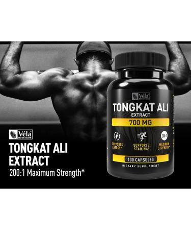 Tongkat Ali Extract Capsules 700mg | LongJack 200:1 - Mens Health Support | Non-GMO 100 Capsules - International Shipping Available - Buy Online on GoSupps.com