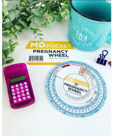MDpocket Pregnancy Wheel - Metric Edition | Track Due Date & Pregnancy Progress - Buy Online on GoSupps.com