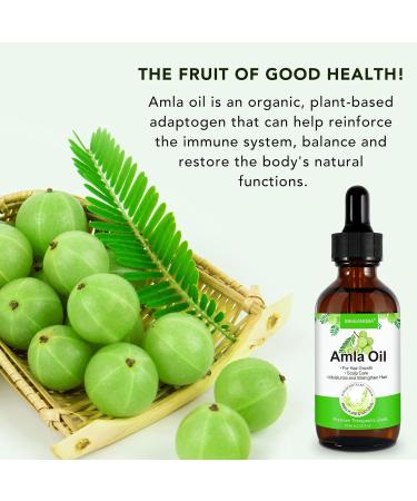 SBHEANGBA Cold Pressed Amla Oil - 100% Pure Organic Hair Growth Treatment Nourishing Scalp & Moisture 2.02 Fl Oz - Buy Online on GoSupps.com