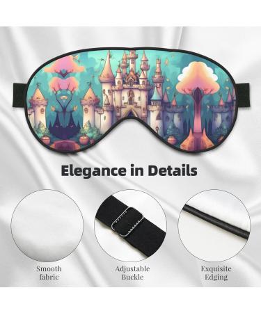 Buy Classical Castle Eye Mask - Soft Adjustable & Comfortable Sleep Mask for Men & Women | International Shipping - Buy Online on GoSupps.com